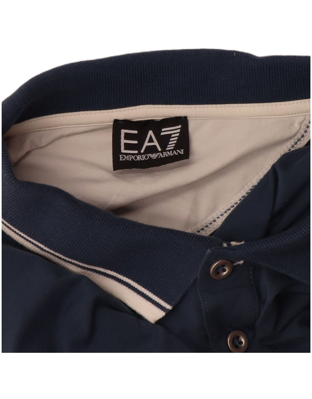 EMPORIO ARMANI Ανδρικό μπλουζάκι πόλο 3XL Μπλε χρώμα, βαμβακερό