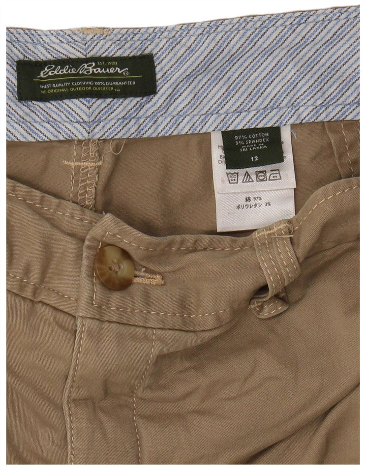 EDDIE BAUER Ανδρικό σορτς βερμούδα US 12 Μεγάλο W34 Μπεζ βαμβακερό