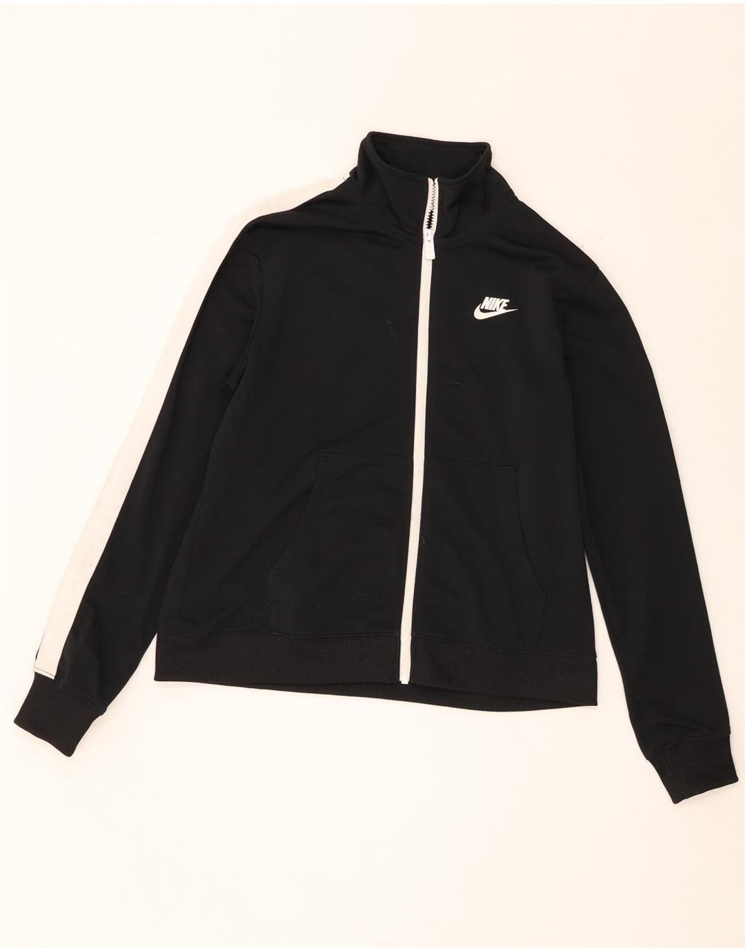 Γυναικεία φόρμα Nike Top Jacket UK 14 Medium Black Colourblock Polyester