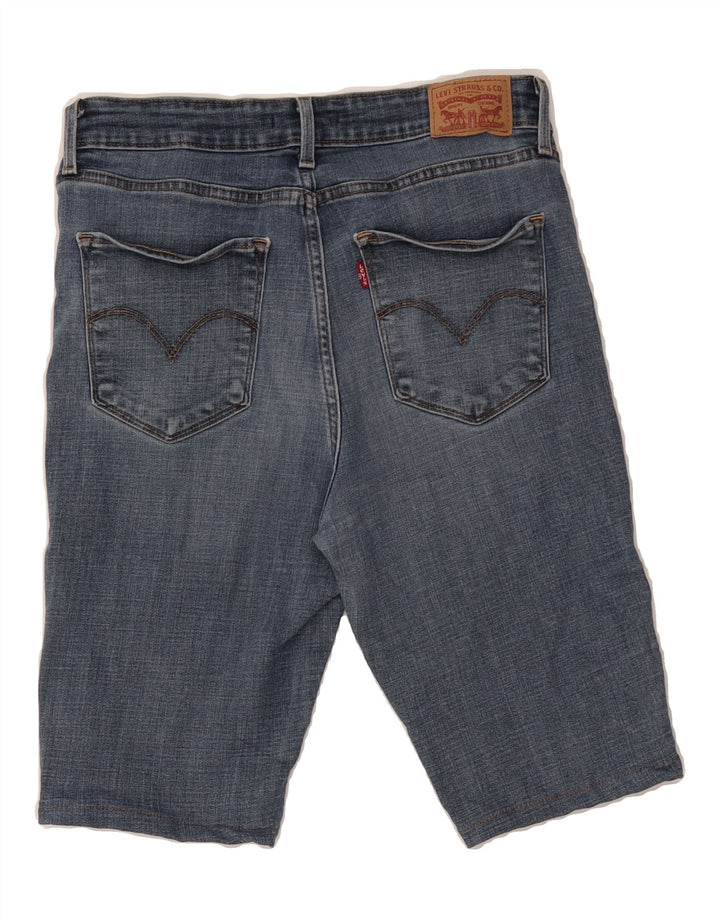 LEVI'S Womens 721 High Waist Denim Shorts W31 Medium Blue Vintage Levi's and Second-Hand Levi's from Messina Hembry 