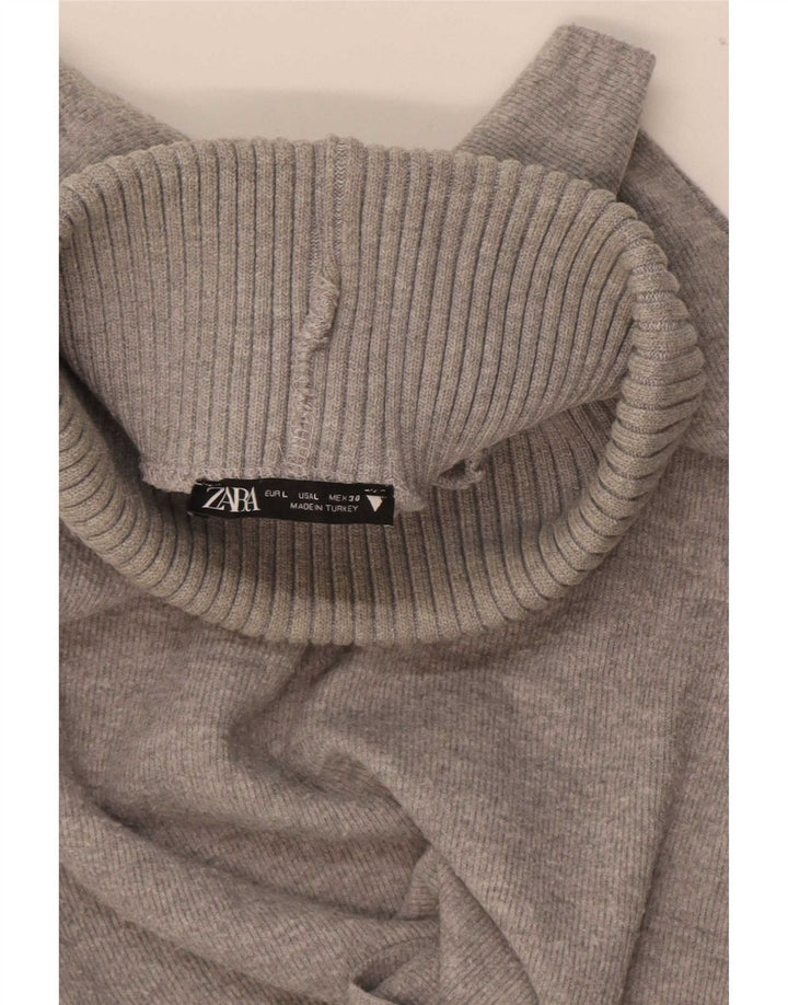 Zara Γυναικείο Γιλέκο Tank Top UK 16 Large Grey