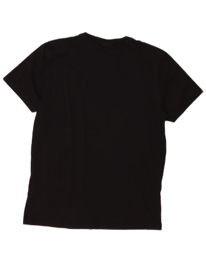 Ανδρικό T-Shirt Napapijri Top Μεσαίο μαύρο βαμβακερό