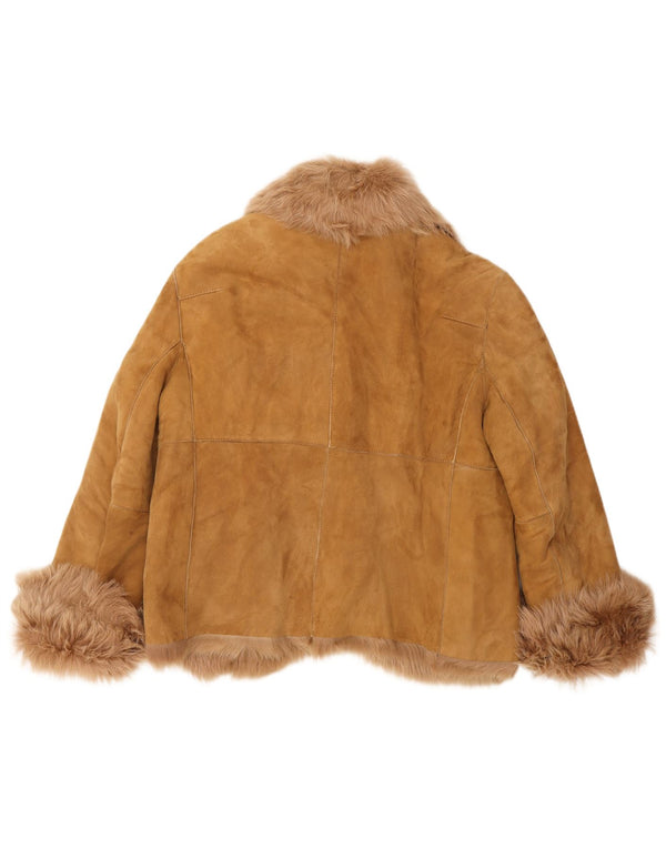 PAUL & SHARK Γυναικείο Suede Jacket UK 18 XL Beige Leather