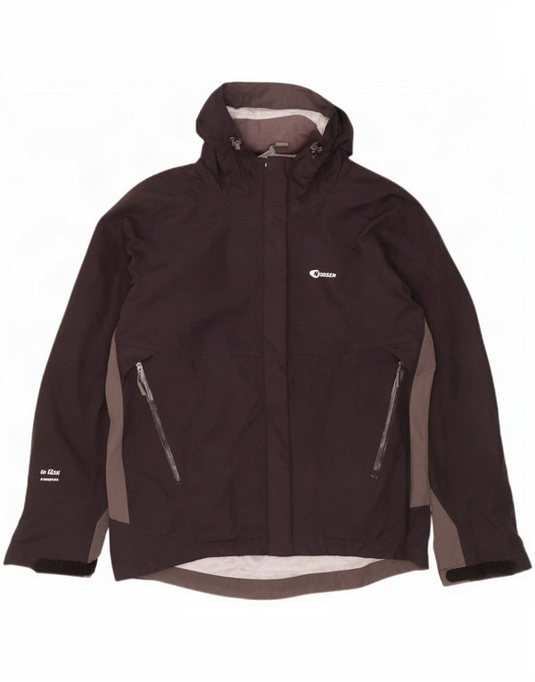 Nordsen Ανδρικό μπουφάν βροχής με κουκούλα UK 38 Medium Black Colorblock Nylon