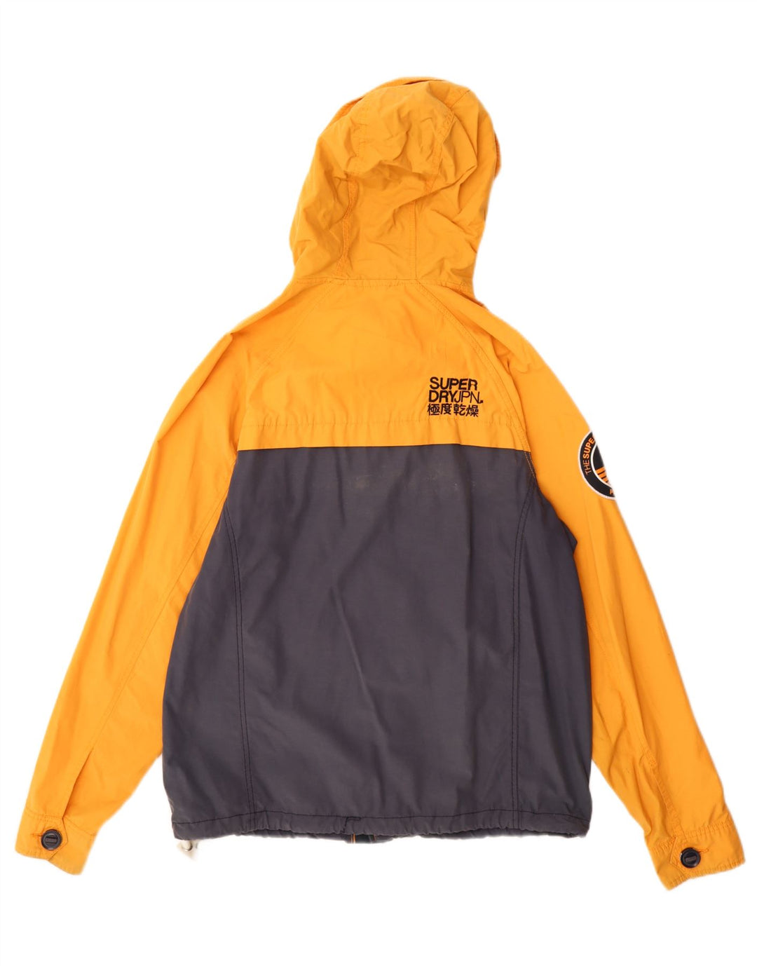 Superdry Ανδρικό γραφικό μπουφάν Windbreaker UK 40 Large Orange Colourblock