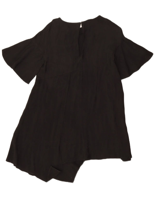 Γυναικείο ασύμμετρο φόρεμα French Connection UK 10 Small Black Viscose