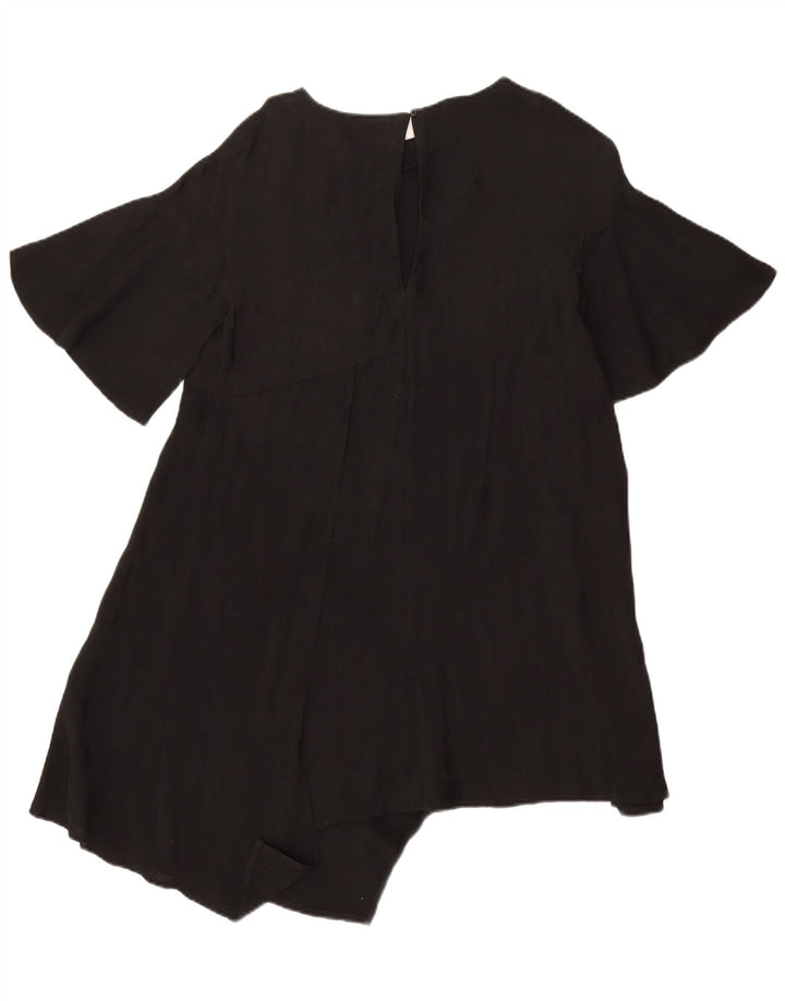 Γυναικείο ασύμμετρο φόρεμα French Connection UK 10 Small Black Viscose