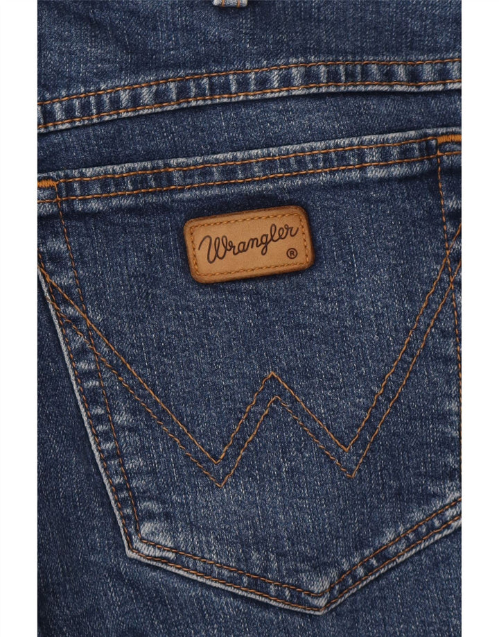 Ανδρικό τζιν WRANGLER ίσιο W34 L30 Μπλε βαμβακερό