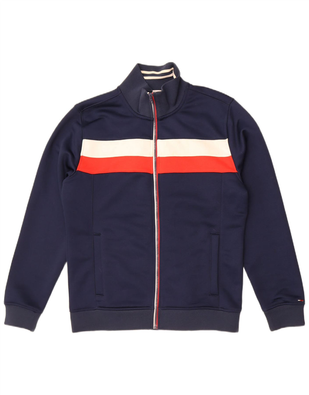 Ανδρική αθλητική φόρμα Tommy Hilfiger Top Jacket Medium Navy Blue Colourblock