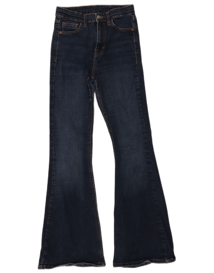 Topshop Γυναικείο τζιν με φλάντζα W26 L29 Μπλε βαμβακερό
