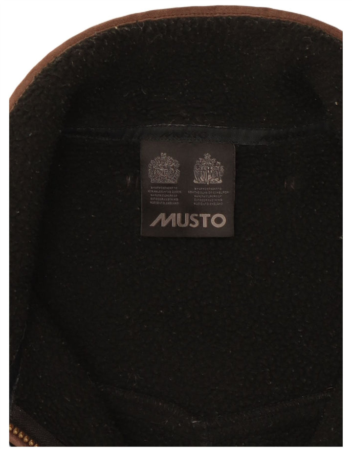 MUSTO Ανδρικό Fleece Gilet UK 42 XL Μαύρο