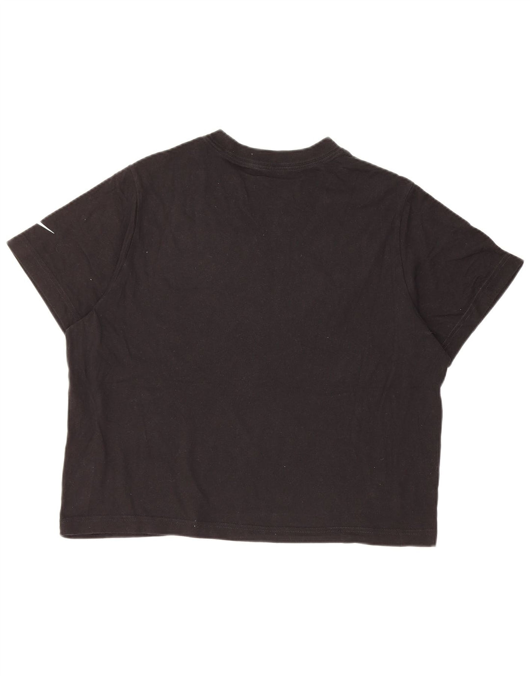 Γραφικό T-shirt NIKE Girls Loose Fit Crop 13-14 ετών XL μαύρο