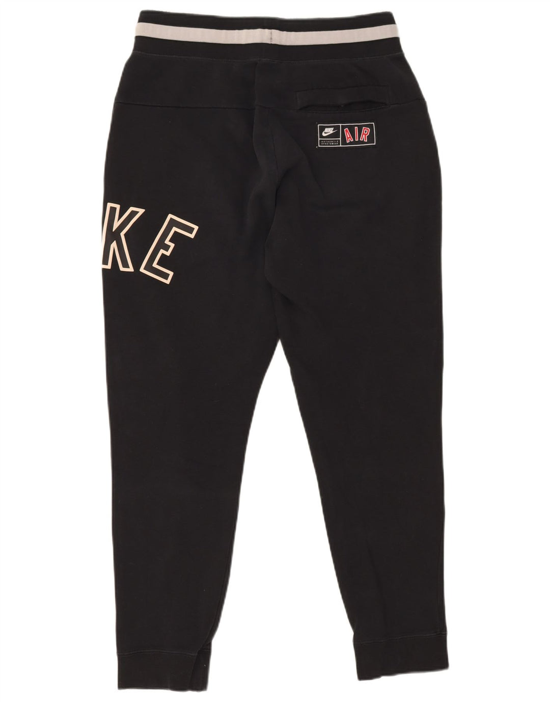 Ανδρική φόρμα γυμναστικής γραφική Nike, Joggers, μεσαίο μαύρο βαμβακερό