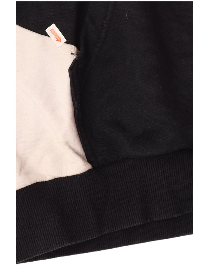 Ανδρικό γραφικό κουκούλα PUMA, μεγάλο μαύρο χρώμα, βαμβακερό