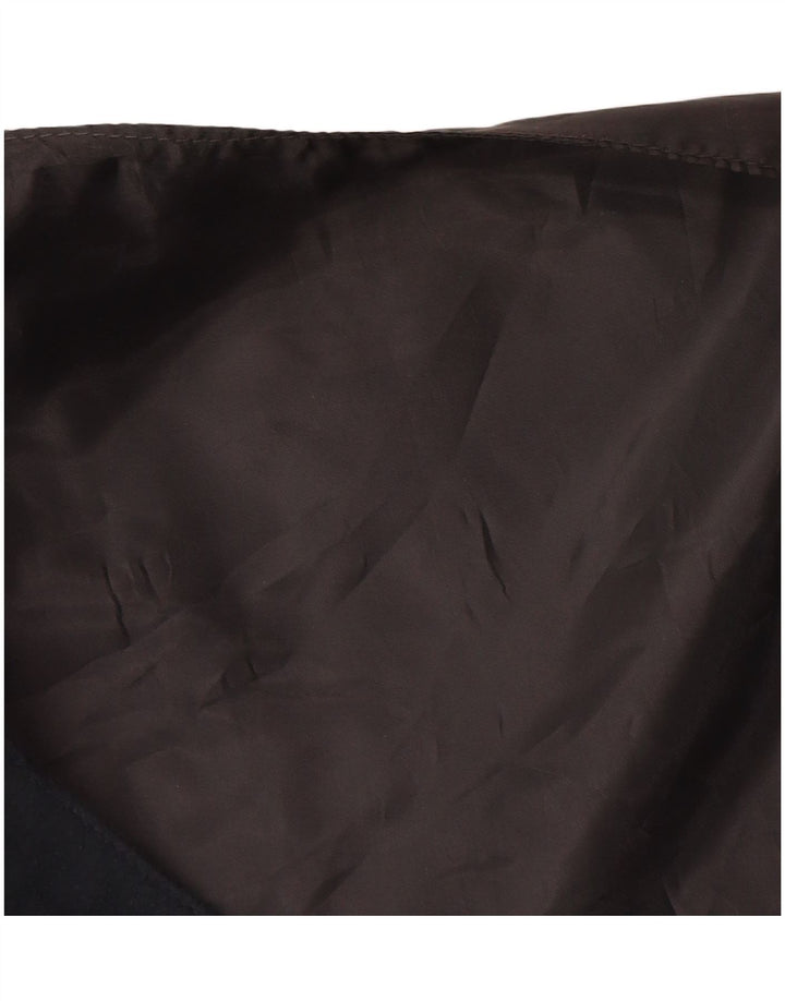 Vintage ανδρικό σουέτ γιλέκο μεσαίο ναυτικό μπλε