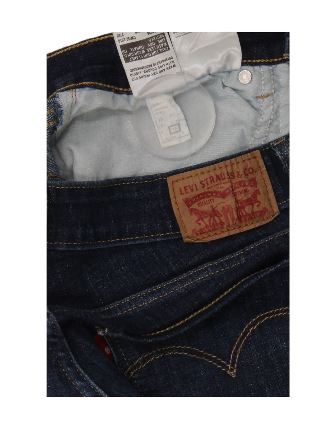 Γυναικείο τζιν Levi's Bootcut W28 L30 Μπλε βαμβακερό