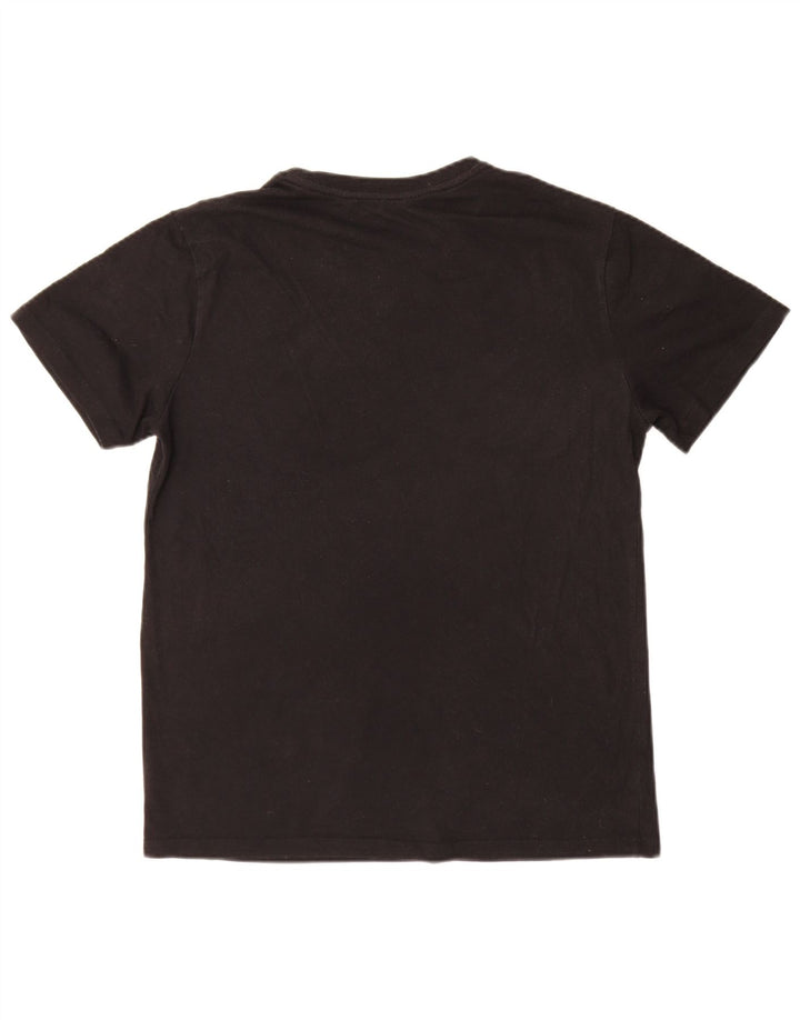 Ανδρικό γραφικό T-Shirt Fila Top Medium Μαύρο Πολυεστέρας