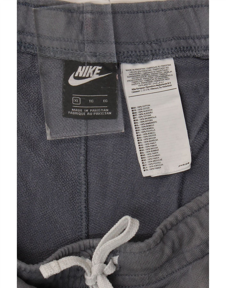Ανδρικό γραφικό αθλητικό σορτς Nike XL γκρι βαμβακερό