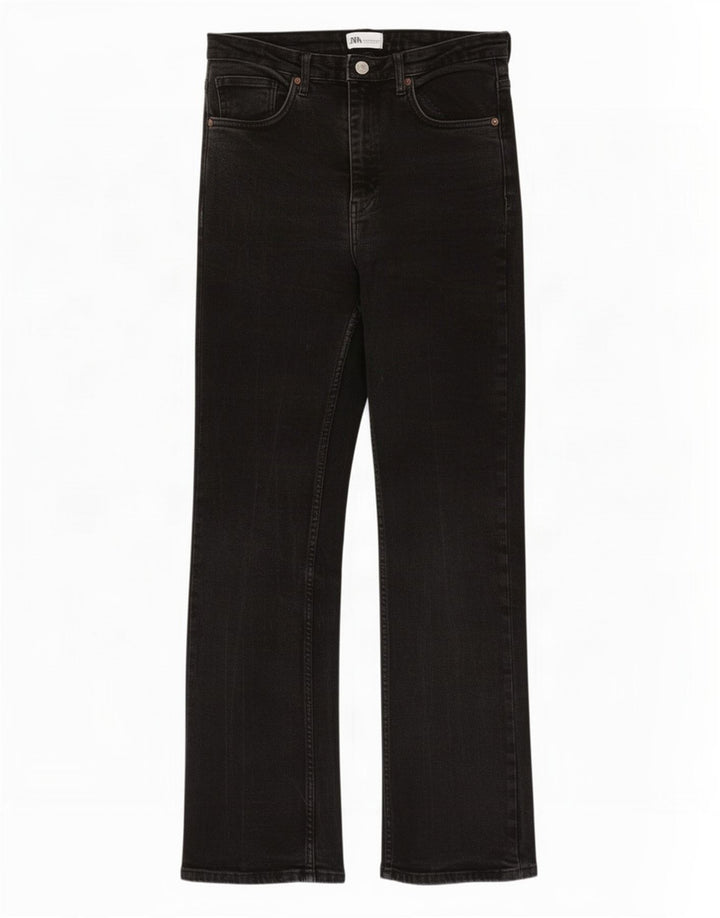 Zara Γυναικείο Τζιν EU 42 Large W32 L30 Μαύρο βαμβακερό
