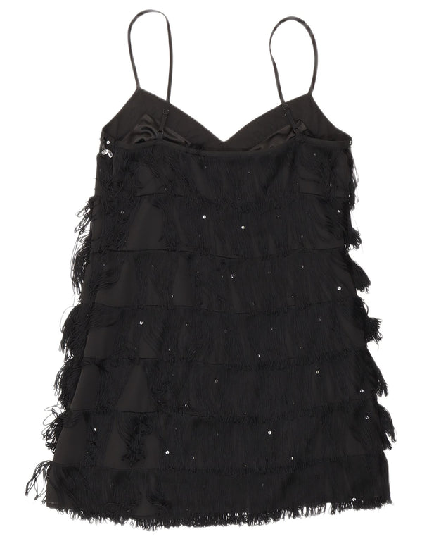 Star by Julien Macdonald Womens Charleston Dress UK 12 Medium Black