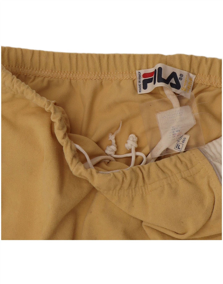 Fila Γυναικεία φόρμα παντελόνια IT 44 Medium Yellow Colorblock Triacetate