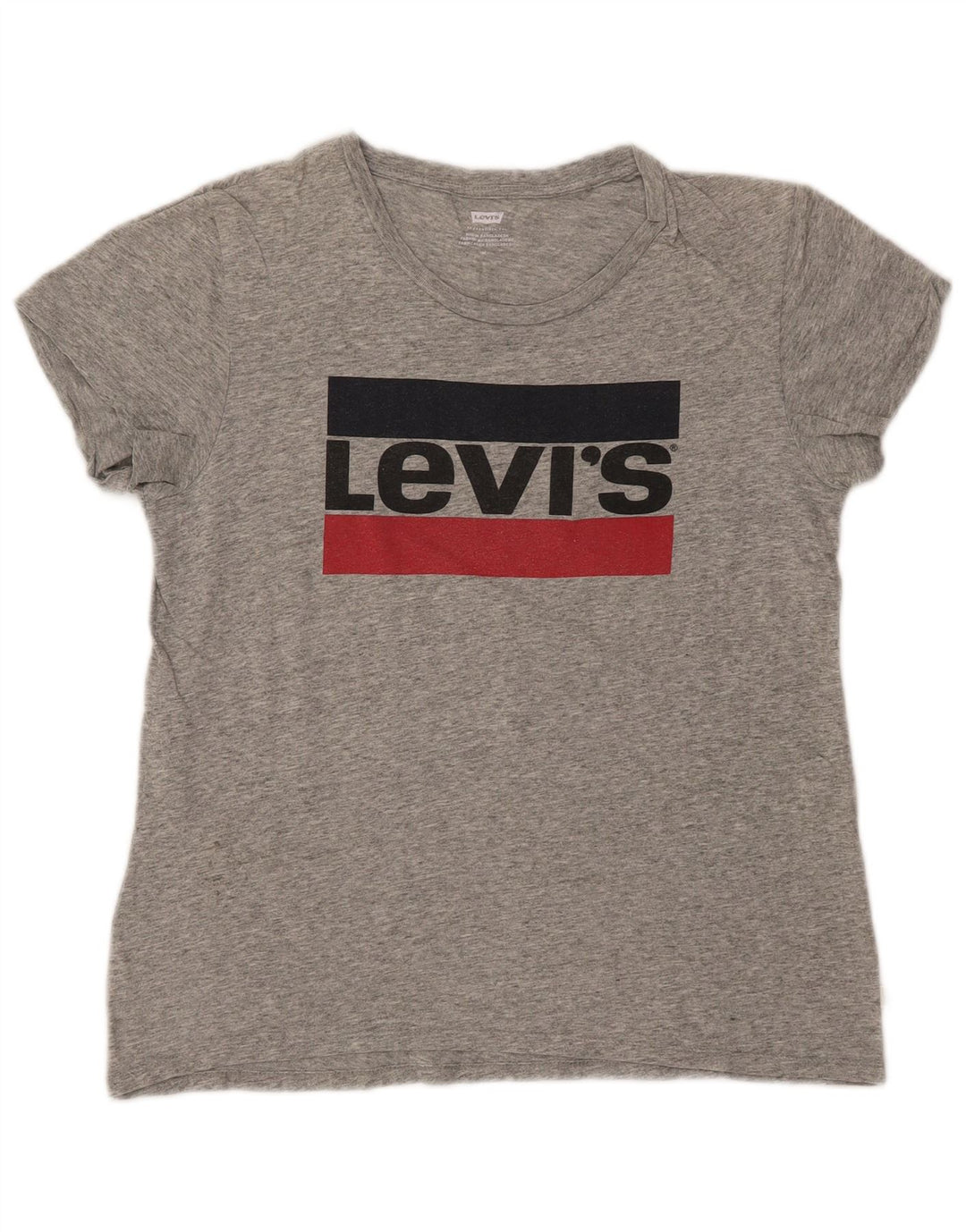 Γυναικείο γραφικό μπλουζάκι LEVI'S Top UK 12 Medium Grey Flecked