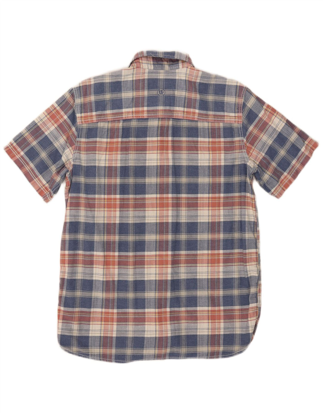 Ανδρικό κοντομάνικο πουκάμισο Fat Face Small Blue Check Cotton