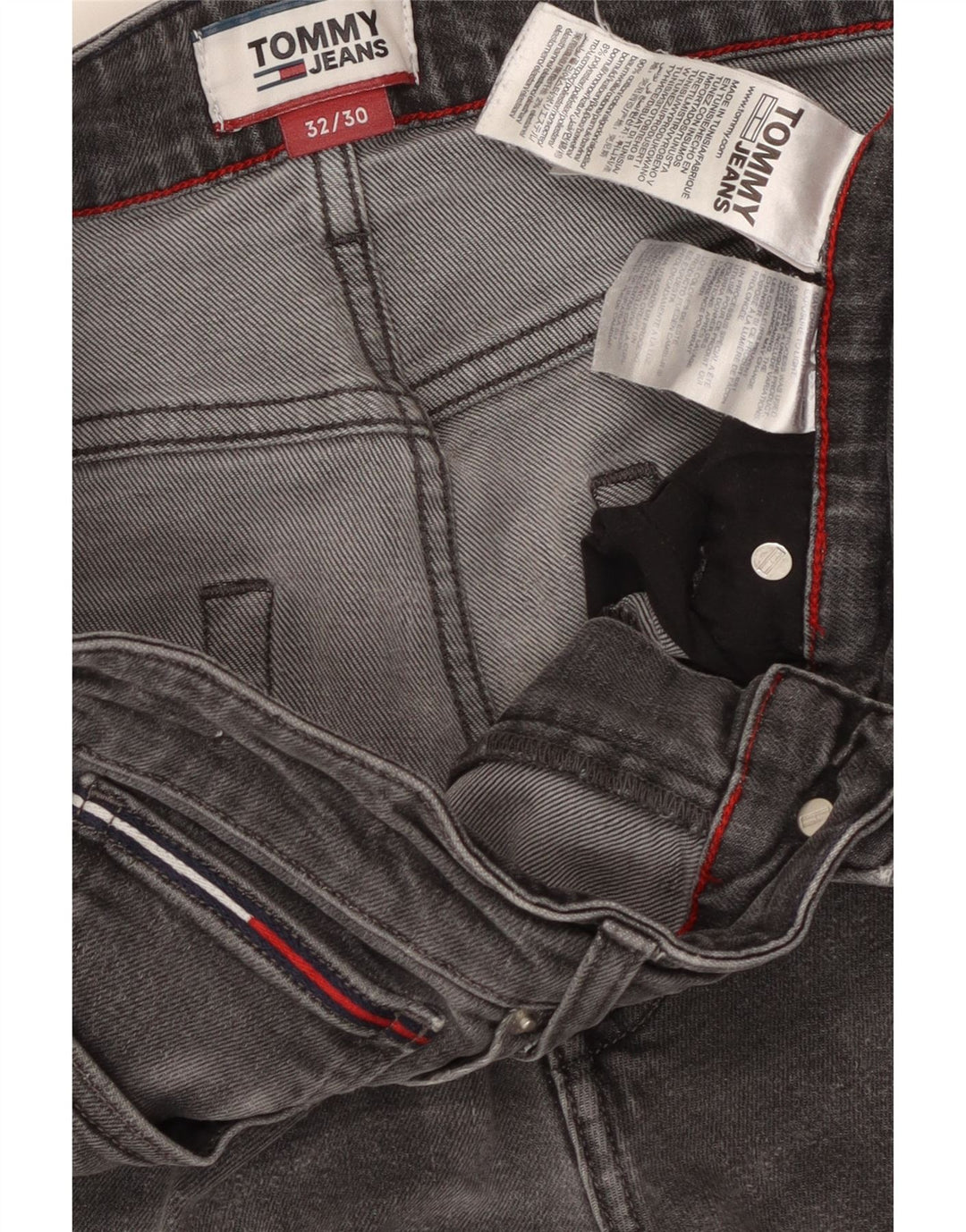 TOMMY HILFIGER Ανδρικό Scanton Slim Jeans W32 L30 Γκρι βαμβακερό