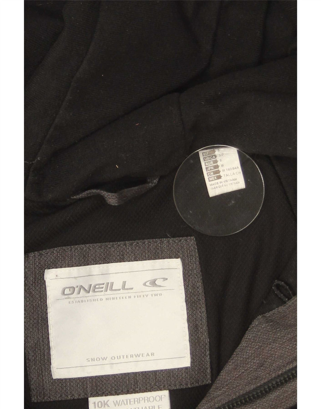 Ανδρικό μπουφάν με κουκούλα O'Neill UK 10 Small Grey Polyester