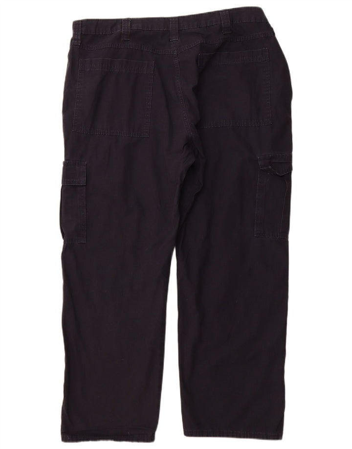 Ανδρικό ίσιο παντελόνι Cargo WRANGLER W40 L30 Navy Blue Cotton