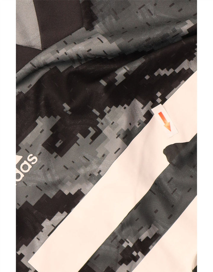 Ανδρικό γραφικό T-Shirt ADIDAS Top Medium Grey Camouflage Polyester