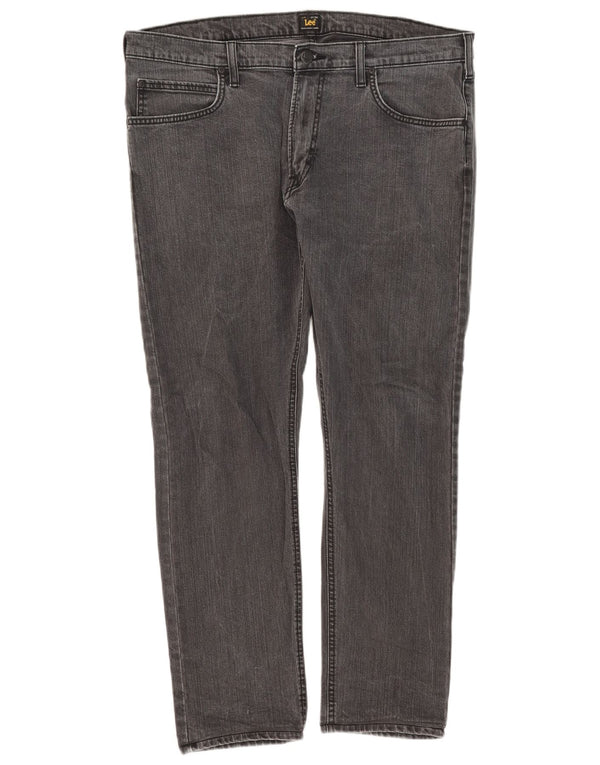 Lee Mens Luke Slim Jeans W36 L28 Γκρι βαμβακερό