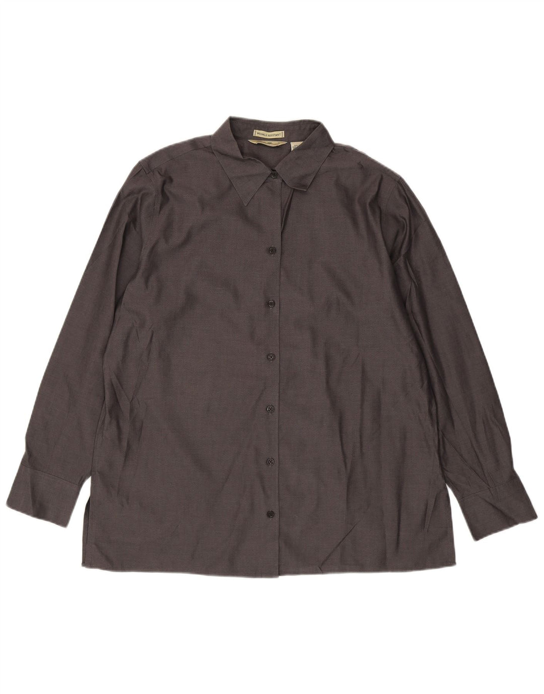EDDIE BAUER Γυναικείο πουκάμισο UK 18 XL Γκρι βαμβακερό