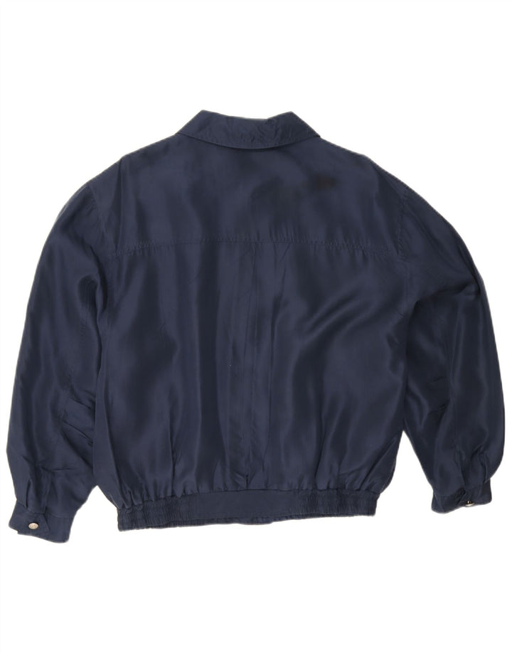 Vintage Boys Bomber Jacket 11-12 Years Navy Blue