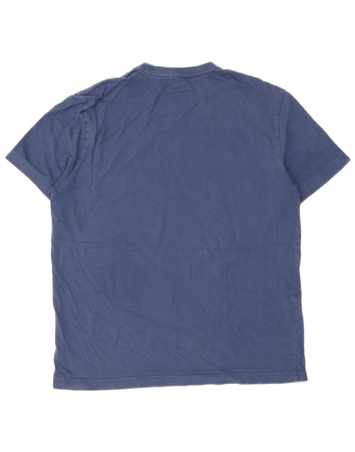 Ανδρικό γραφικό μπλουζάκι Hurley Top από μεσαίο ναυτικό μπλε βαμβακερό