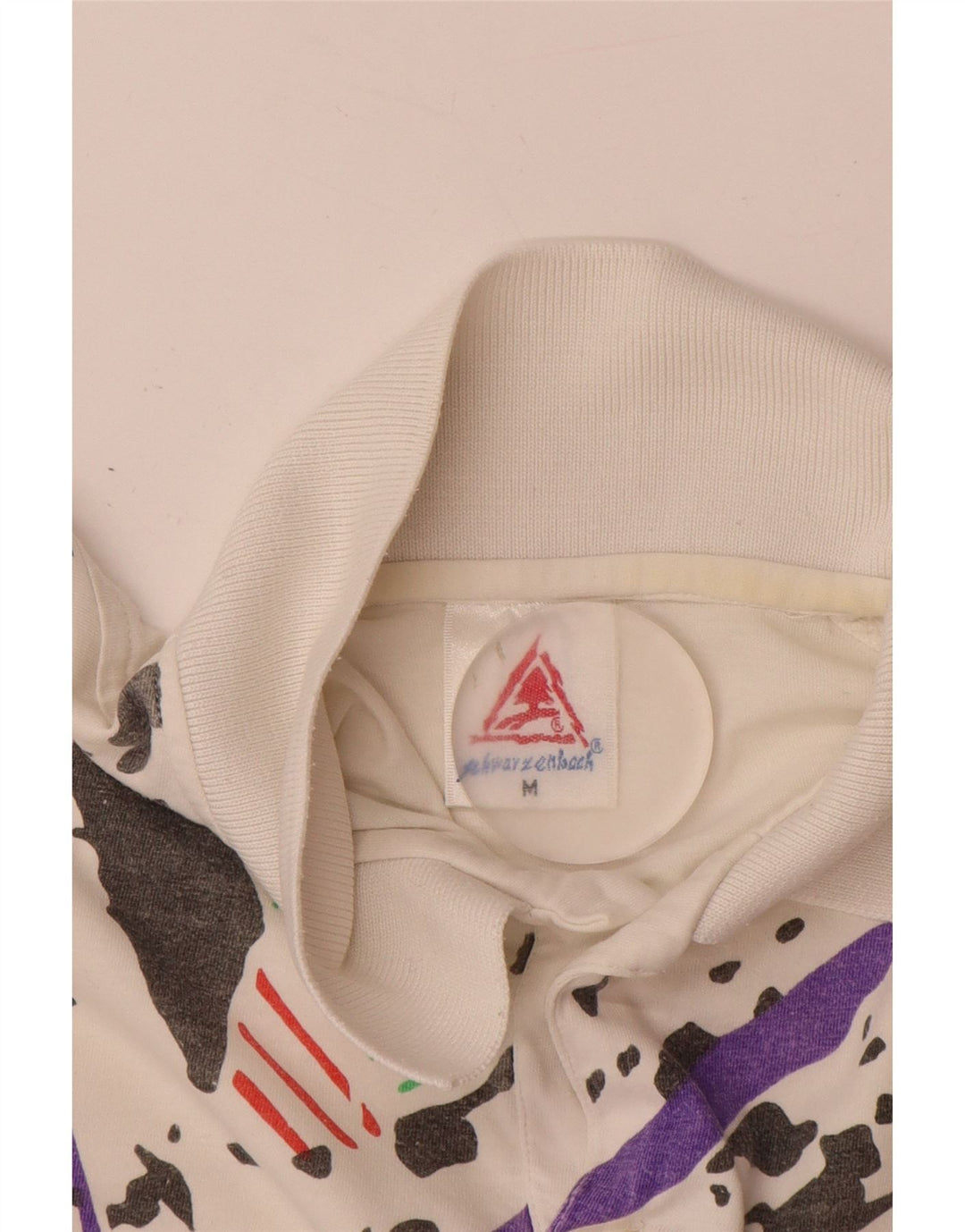 VINTAGE Αγόρι Πόλο Μπλουζάκι 15-16 ετών Μεσαίο Λευκό Βαμβακερό Καμουφλάζ