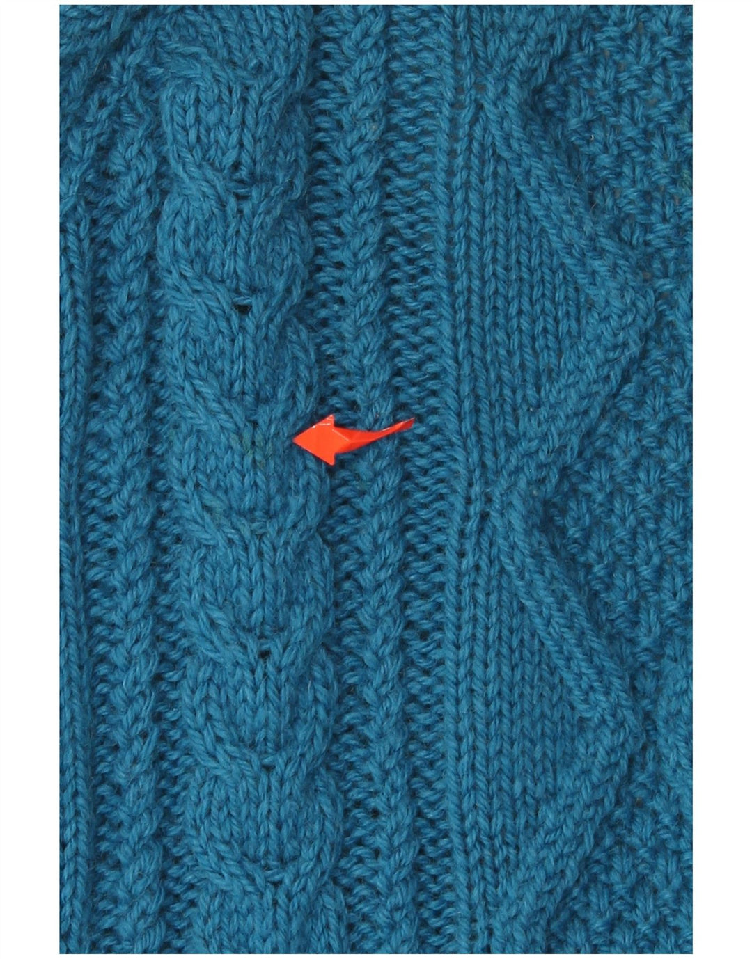 VINTAGE Γυναικείο πουλόβερ ζακέτα 3/4 μανίκια UK 16 μεγάλα μπλε