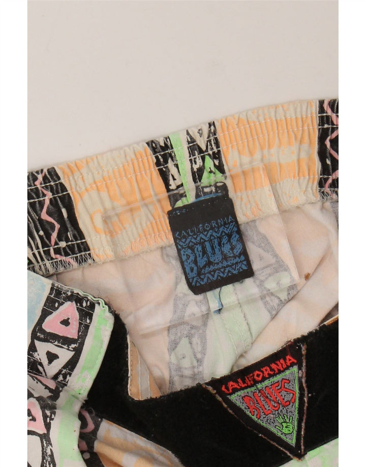 Γυναικείο ψηλόμεσο κωνικό παντελόνι Blues W34 L31 Πολύχρωμο Γεωμετρικό