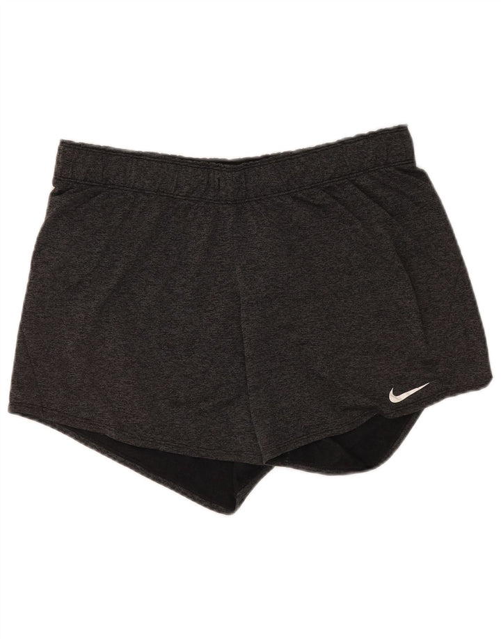 Ανδρικό αθλητικό σορτς Nike Dri Fit με μεγάλο γκρι πολυεστέρα