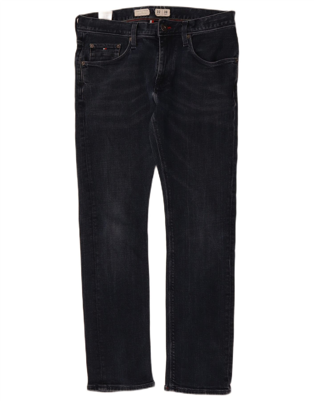 TOMMY HILFIGER Γυναικεία Denton Straight Jeans W32 L30 Navy Blue Cotton