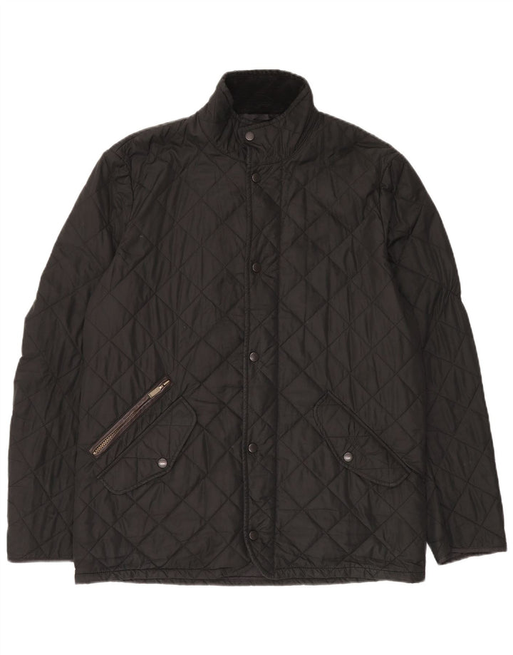 Ανδρικό καπιτονέ μπουφάν Barbour UK 38 Medium Black Polyester