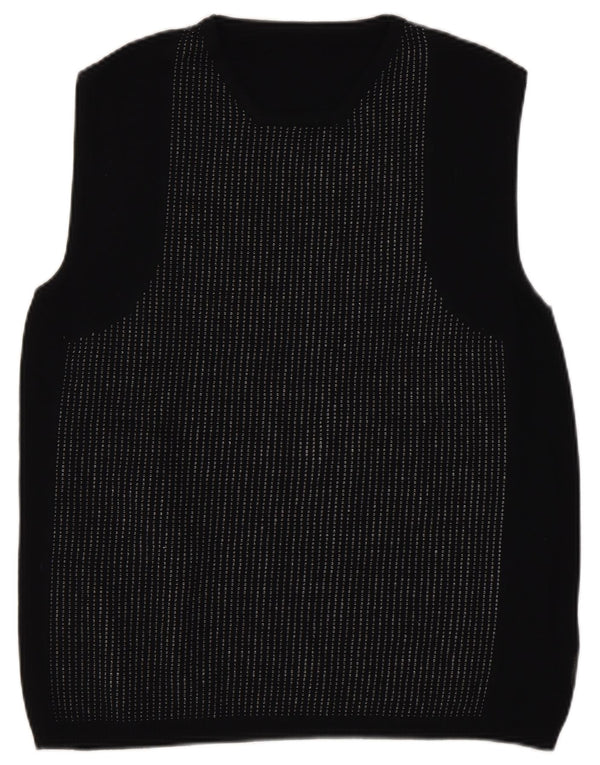 Vintage γυναικείο γιλέκο Tank Top UK 14 Large Black