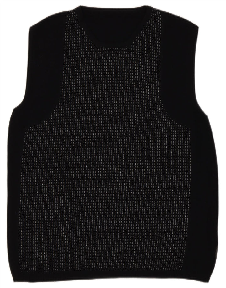 Vintage γυναικείο γιλέκο Tank Top UK 14 Large Black