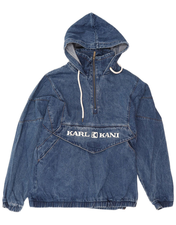 Karl Kani Ανδρικό Τζιν Μπουφάν Anorak με κουκούλα UK 38 Medium Blue