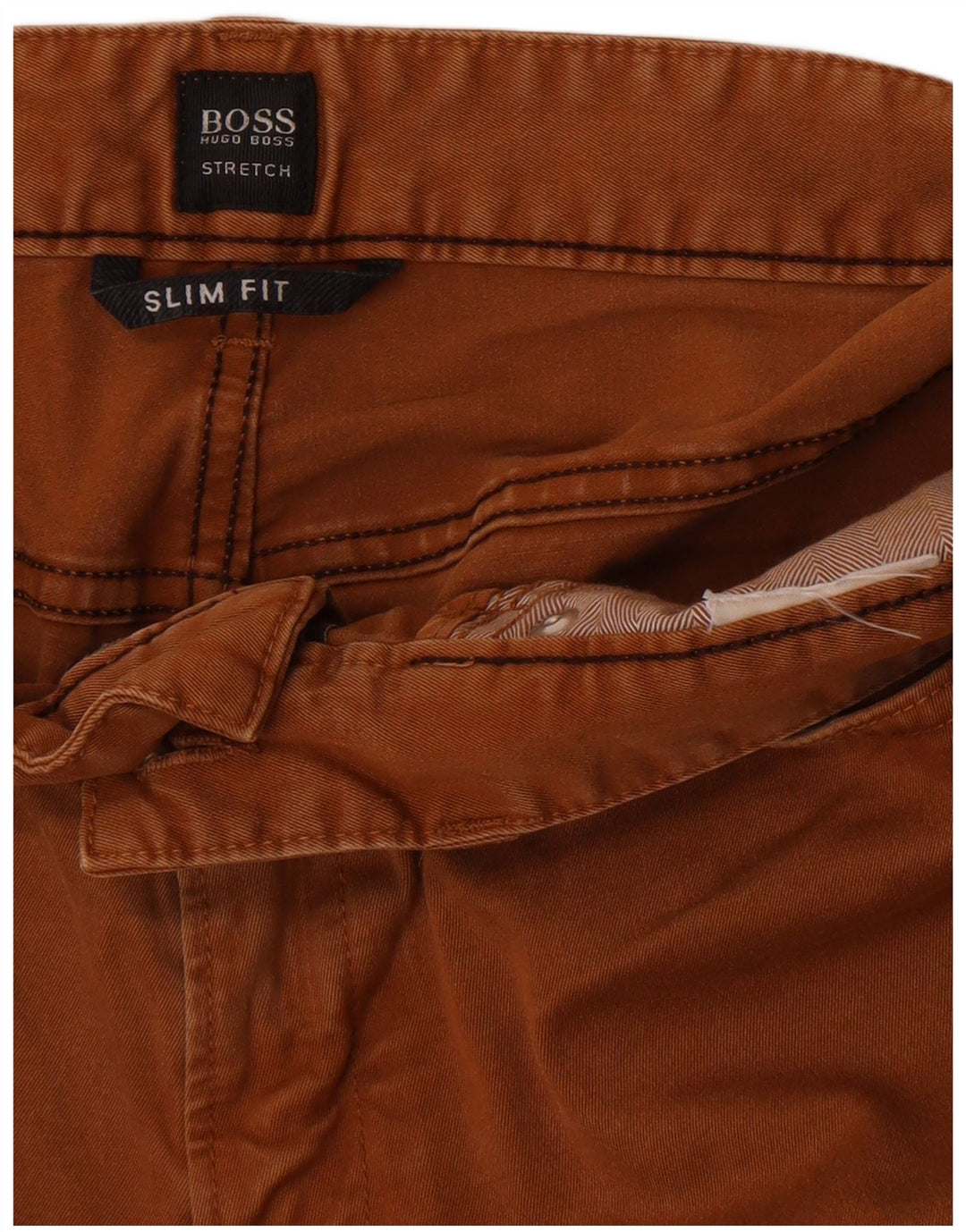 Hugo Boss Ανδρικό Stretch Slim Jeans W34 L32 Καφέ