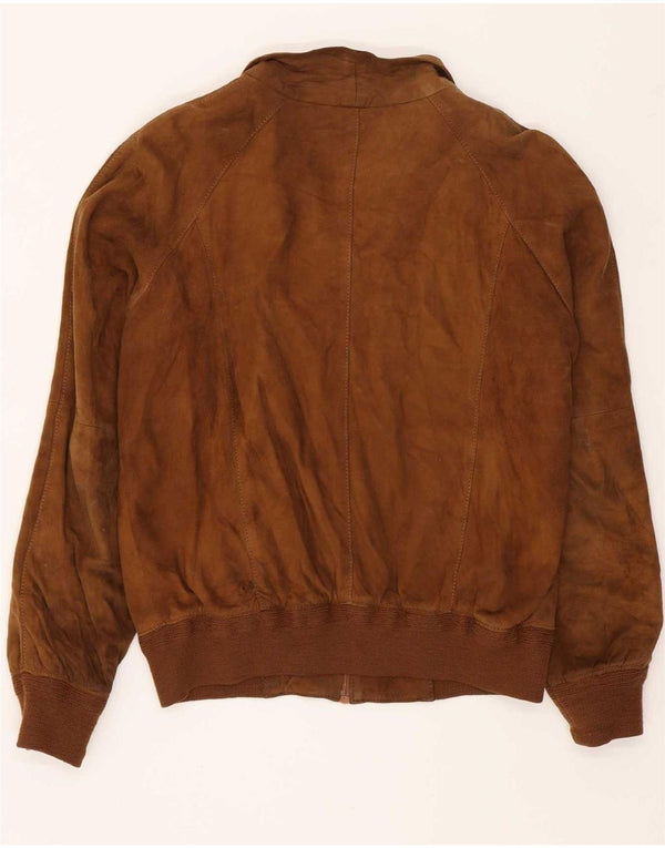 Vintage Ανδρικό Suede Jacket IT 48 Medium Beige