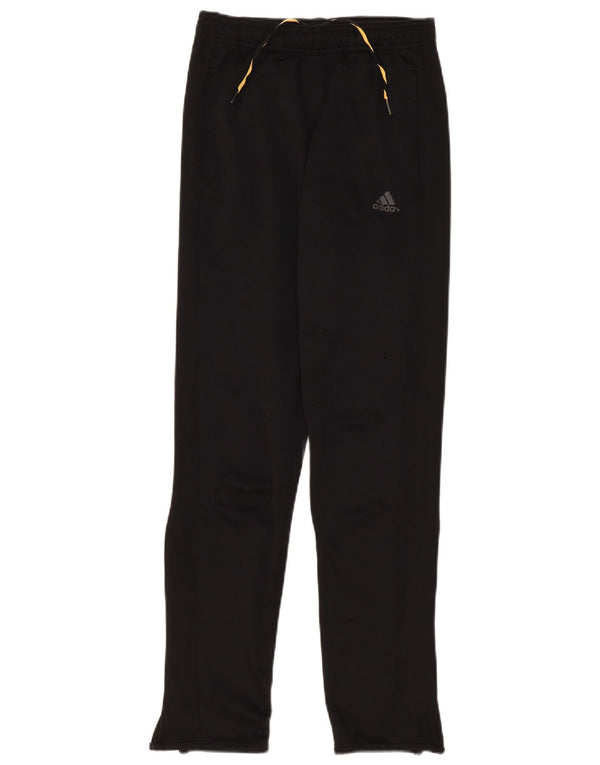 Παντελόνι αθλητικής φόρμας Adidas Boys Climalite 13-14 ετών μαύρο πολυεστέρα