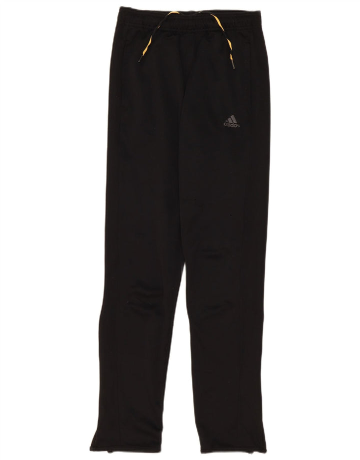Παντελόνι αθλητικής φόρμας Adidas Boys Climalite 13-14 ετών μαύρο πολυεστέρα