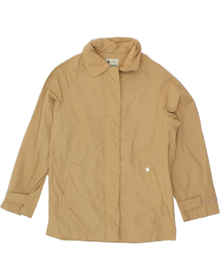SERGIO TACCHINI Womens Windbreaker Jacket UK 10 Small Beige Polyester Vintage Sergio Tacchini and Second-Hand Sergio Tacchini from Messina Hembry 
