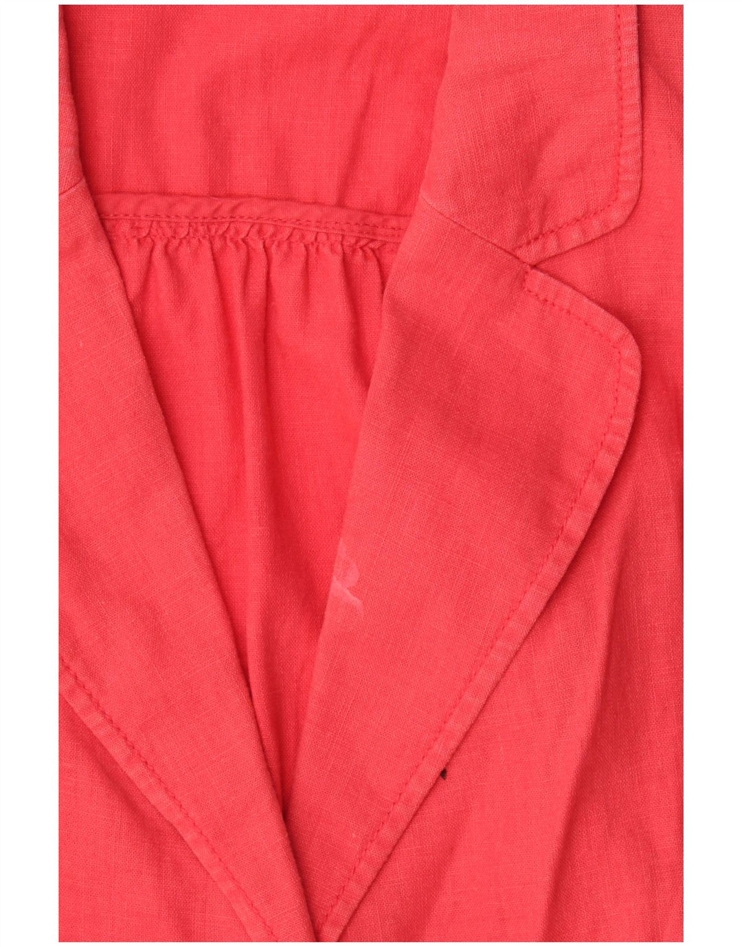 Marks & Spencer Γυναικείο Μπουφάν 3/4 με 1 κουμπί Blazer UK 18 XL Κόκκινο λινό